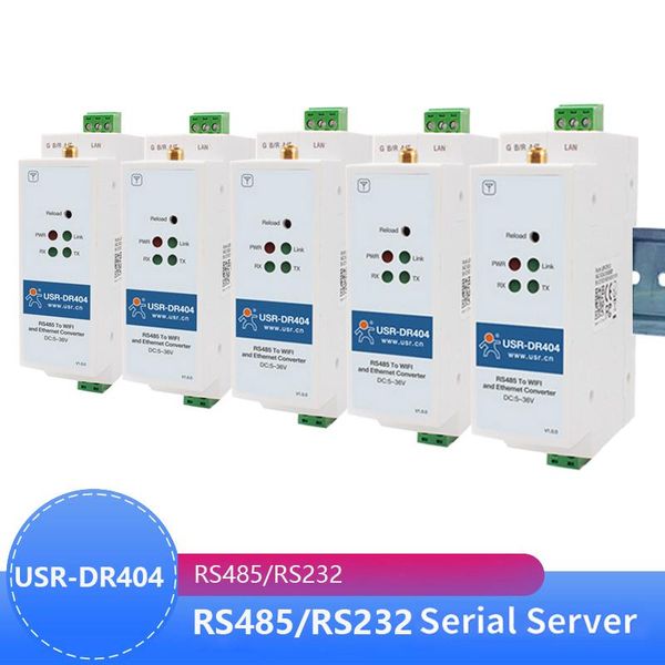 smart home control 5pcs usr-dr404 din-rail wi-fi wifi rs485 serial to tcp/ip ethernet device server converter standard
smart home control 5pcs usr-dr404 din-rail wi-fi wifi rs485 serial to tcp/ip ethernet device server converter standard