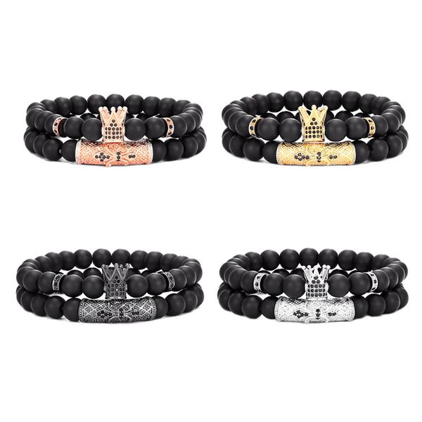 classic design gold silver plated copper crown charm bracelet cz micro pave jewelry 2pcs/set, Golden;silver
classic design gold silver plated copper crown charm bracelet cz micro pave jewelry 2pcs/set, Golden;silver