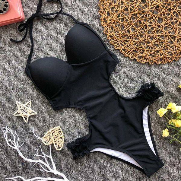 one-piece suits women's one piece swimsuit swimwear solid halter hollow bathing monokini push up padded beach bikini maillot de bain fe
one-piece suits women's one piece swimsuit swimwear solid halter hollow bathing monokini push up padded beach bikini maillot de bain fe