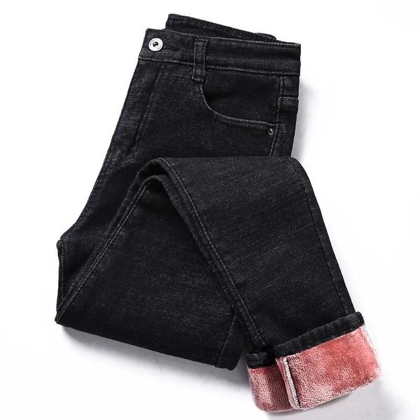 women's jeans women high waist thermal fleece lined denim pants 2021 winter stretchy trousers female casual skinny pencil, Blue
women's jeans women high waist thermal fleece lined denim pants 2021 winter stretchy trousers female casual skinny pencil, Blue