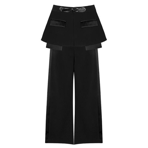 women's pants & capris women wide leg elegant office lady straight trousers moderns business work pantsuit female black palazzo two pie, Black;white
women's pants & capris women wide leg elegant office lady straight trousers moderns business work pantsuit female black palazzo two pie, Black;white
