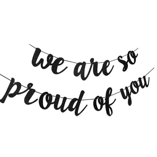 party decoration graduation banner golden shining we are so proud of paper for 2021 you decor hanging c6n5
party decoration graduation banner golden shining we are so proud of paper for 2021 you decor hanging c6n5