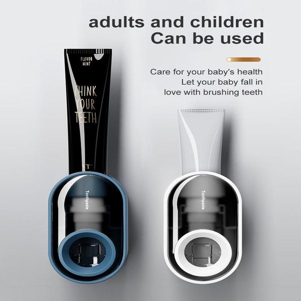 1pcs automatic toothpaste dispenser bathroom toothbrush holder wall mount accessories set child squeezers holders
1pcs automatic toothpaste dispenser bathroom toothbrush holder wall mount accessories set child squeezers holders