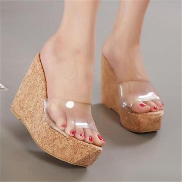 peep toe transparent female slippers 2021 summer gladiator platform wedge high heels clear rome shoes for women size 34-40, Black
peep toe transparent female slippers 2021 summer gladiator platform wedge high heels clear rome shoes for women size 34-40, Black
