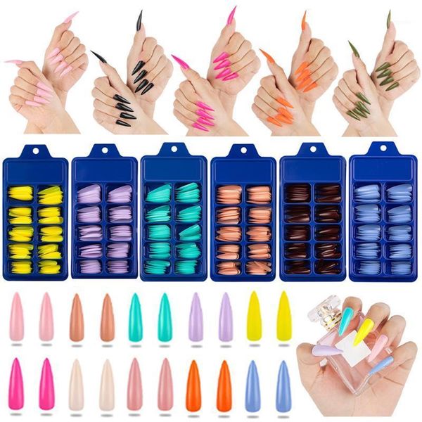 100pcs extra long false nails stiletto tips sharp end stilettos full cover fake nail uv gel art manicure1, Red;gold
100pcs extra long false nails stiletto tips sharp end stilettos full cover fake nail uv gel art manicure1, Red;gold