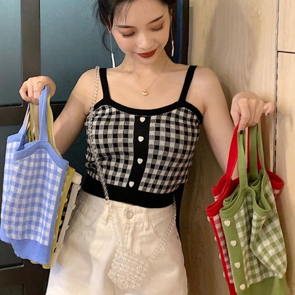 women's blouses & shirts ladies tanks women chic knit short vest korean streetwear y2k fashion casual sleeveless strapless v-neck plaid, White
women's blouses & shirts ladies tanks women chic knit short vest korean streetwear y2k fashion casual sleeveless strapless v-neck plaid, White
