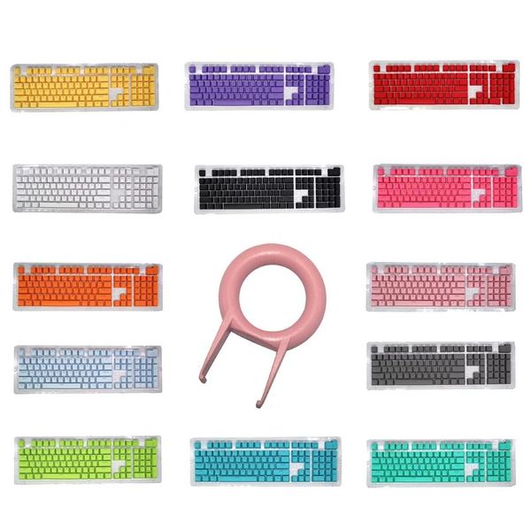 gaming keycaps durable abs pbt keycap for mechanical cherry mx switch104 keys solid color backlight keyset keyboards
gaming keycaps durable abs pbt keycap for mechanical cherry mx switch104 keys solid color backlight keyset keyboards