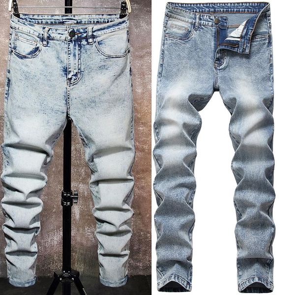 simple fashion urban jeans men 2021 light-colored casual stretch little feet trend men's, Blue
simple fashion urban jeans men 2021 light-colored casual stretch little feet trend men's, Blue