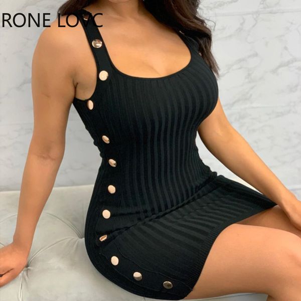 women spaghetti strap o-neck dress mini dress elegant dress, Black;gray