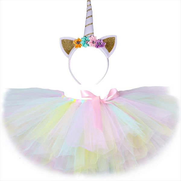 1 set pastel rainbow unicorn womens skirt tutu baby kids dance birthday party tulle girls children halloween costume, Blue
1 set pastel rainbow unicorn womens skirt tutu baby kids dance birthday party tulle girls children halloween costume, Blue