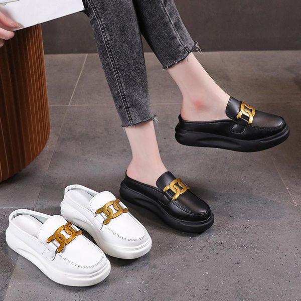 shoes woman's slippers slides cover toe med platform fashion 2021 flat summer luxury rome rubber basic pu fabric woman 202, Black
shoes woman's slippers slides cover toe med platform fashion 2021 flat summer luxury rome rubber basic pu fabric woman 202, Black