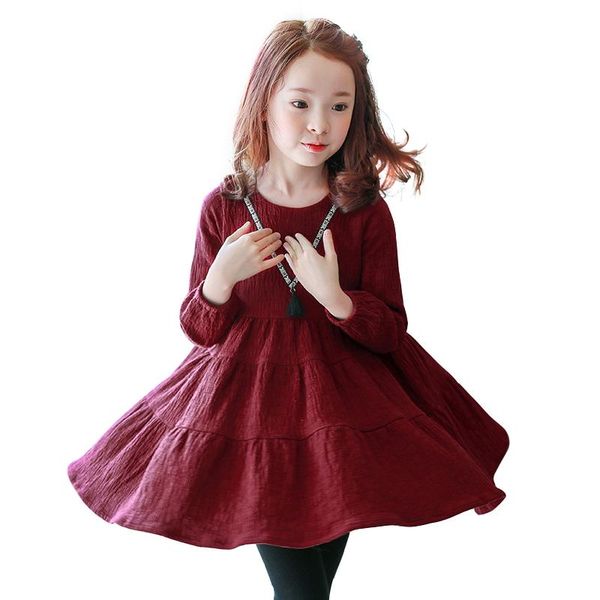 girl's dresses vyu child girl long sleeve a line embroidery pattern cotton short dress autumn tassel loose for 4-14t big clothes, Red;yellow
girl's dresses vyu child girl long sleeve a line embroidery pattern cotton short dress autumn tassel loose for 4-14t big clothes, Red;yellow