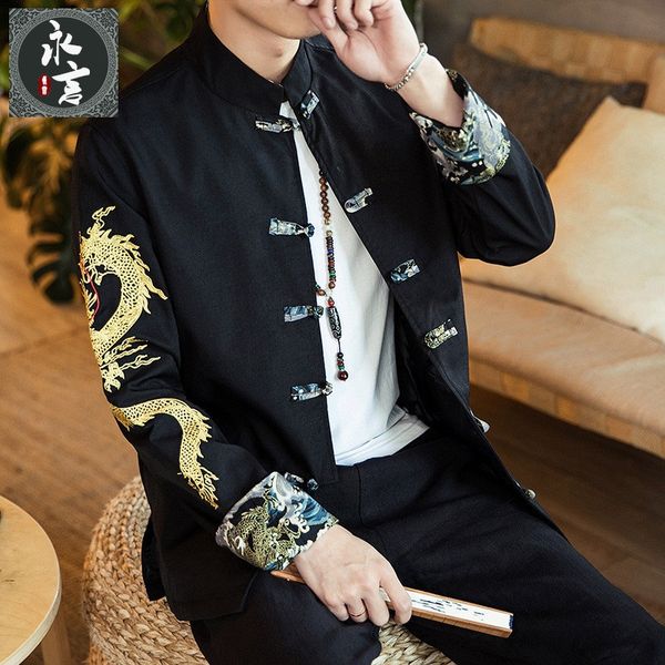 male clothes embroidery dragon tangsuit traditional chinese clothing for men shirt jacket cheongsam hanfu vintage 10812, Red
male clothes embroidery dragon tangsuit traditional chinese clothing for men shirt jacket cheongsam hanfu vintage 10812, Red