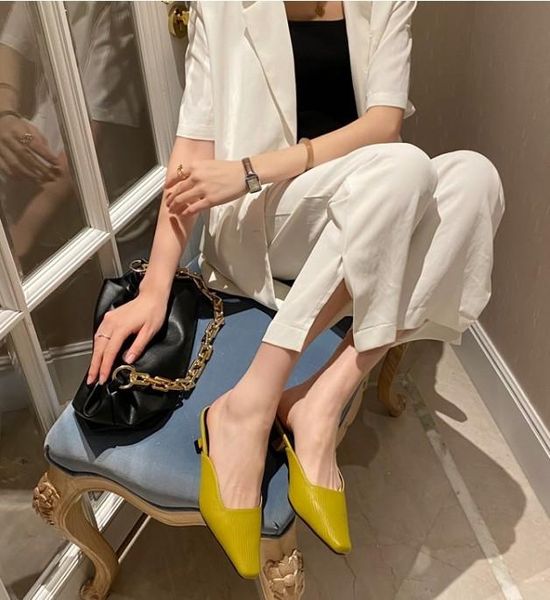 cover toe shoes woman 2021 female mule thin heels slippers casual heeled mules pantofle low shallow square luxury high slide, Black
cover toe shoes woman 2021 female mule thin heels slippers casual heeled mules pantofle low shallow square luxury high slide, Black