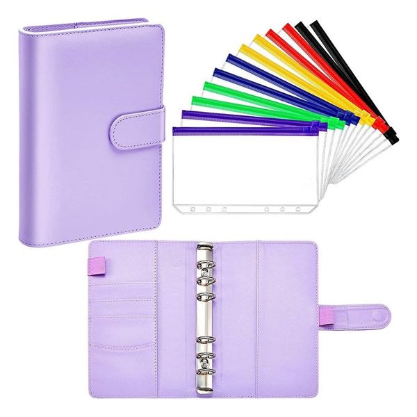 gift wrap 13 pcs pu leather notebook binder budget planning set pocket personal cash envelope system
gift wrap 13 pcs pu leather notebook binder budget planning set pocket personal cash envelope system