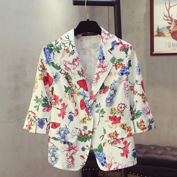 plus size 4xl womens suit spring floral printed white slim office lady fashion blazer jacket femme coat a194 women's suits & blazers, White;black
plus size 4xl womens suit spring floral printed white slim office lady fashion blazer jacket femme coat a194 women's suits & blazers, White;black