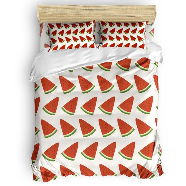 summer watermelon pattern luxury duvet cover sets fashion bedding set home decoration bed king size comforter
summer watermelon pattern luxury duvet cover sets fashion bedding set home decoration bed king size comforter