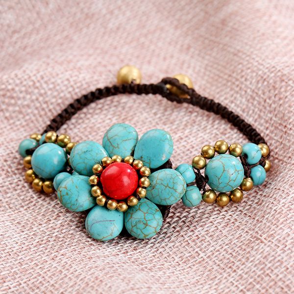 new arrival bohemian blue stone beads charm bell bracelets women boho handmade natural beaded bracelets & bangles female jewelry, Black
new arrival bohemian blue stone beads charm bell bracelets women boho handmade natural beaded bracelets & bangles female jewelry, Black