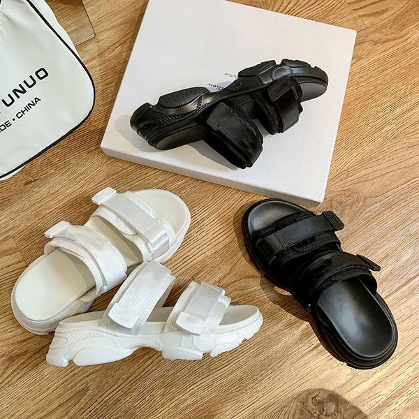 2021 new d family slippers star same thick soled daddy shoes embroidered sports sandals fashion cool efyu zmm, Black
2021 new d family slippers star same thick soled daddy shoes embroidered sports sandals fashion cool efyu zmm, Black