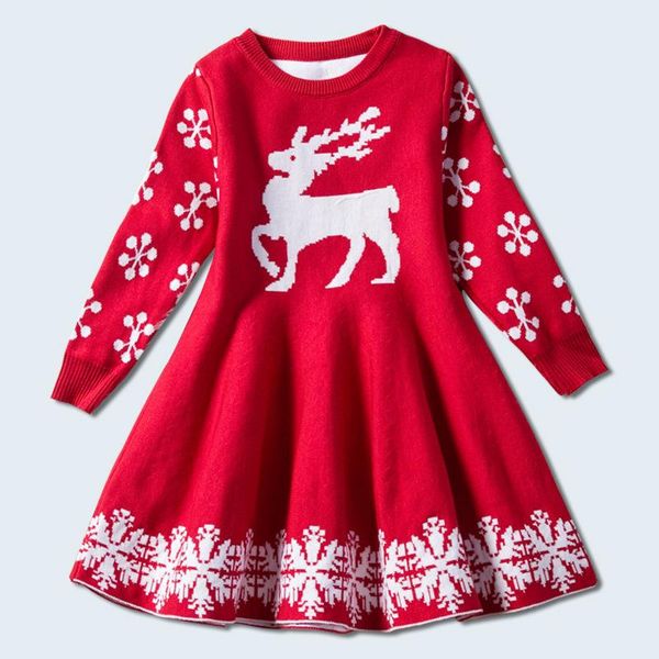 girl's dresses 2021 winter knitted chiffon girl dress long sleeve children clothes kids for girls clothing children's christmas, Red;yellow
girl's dresses 2021 winter knitted chiffon girl dress long sleeve children clothes kids for girls clothing children's christmas, Red;yellow
