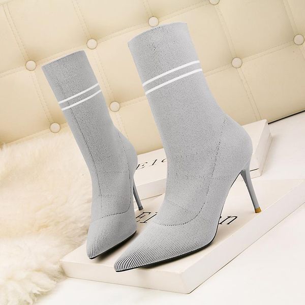 sock shoes for women ladies solid high heel boots slip-on pointed toes pumps cloth stripe pattern zy2722 dress, Black
sock shoes for women ladies solid high heel boots slip-on pointed toes pumps cloth stripe pattern zy2722 dress, Black