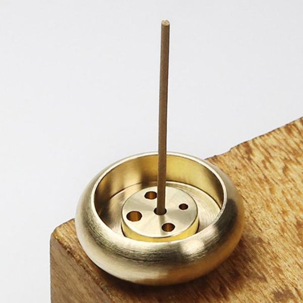 fragrance lamps 1pcs incense burner brushed surface anti-oxidation compact detachable 5 holes brass stick holder for home decoration
fragrance lamps 1pcs incense burner brushed surface anti-oxidation compact detachable 5 holes brass stick holder for home decoration