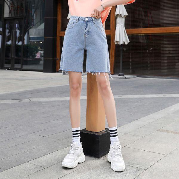 women's denim dad pants high waist and wide leg straight bermuda shorts, White;black
women's denim dad pants high waist and wide leg straight bermuda shorts, White;black