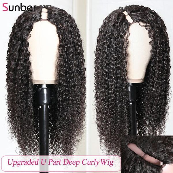 sunber deep curly full sew in wig 180% density human remy hair no glue upgraded u part peruvian wig1, Black;brown
sunber deep curly full sew in wig 180% density human remy hair no glue upgraded u part peruvian wig1, Black;brown