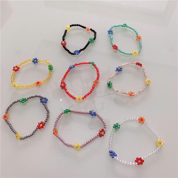 beaded, strands punki girl crystal flower ins wind daisy bracelet color beaded female usual decorative gift, Black
beaded, strands punki girl crystal flower ins wind daisy bracelet color beaded female usual decorative gift, Black