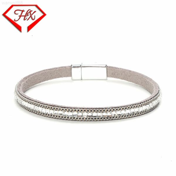 luxury leather diamond japanese and korean temperament versatile magnetic buckle crystal winding women's designer jewelrymen bracelets, Golden;silver
luxury leather diamond japanese and korean temperament versatile magnetic buckle crystal winding women's designer jewelrymen bracelets, Golden;silver