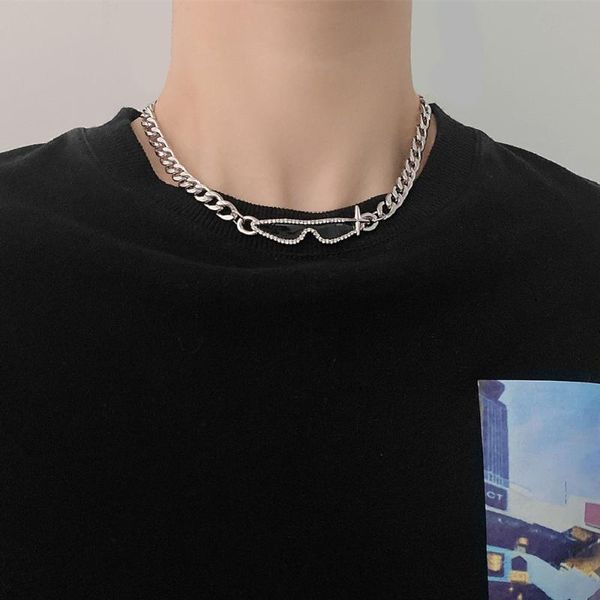 chains cosysail cool sunglasses design pendant necklace for female hip hop chunky stainless steel chain party jewelry gift, Silver
chains cosysail cool sunglasses design pendant necklace for female hip hop chunky stainless steel chain party jewelry gift, Silver