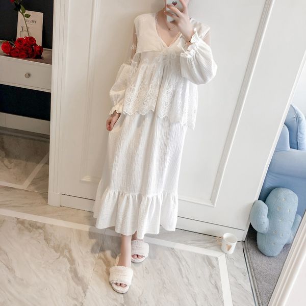 women's sleepwear girl robe lace set women princess vintage homewear set s autumn ff2z, Black;red
women's sleepwear girl robe lace set women princess vintage homewear set s autumn ff2z, Black;red