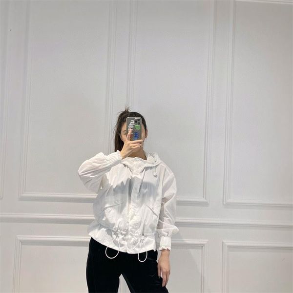 women's jackets women thin sun protection for summer short hooded coats waist drawstring casual trench clothes, Black;brown
women's jackets women thin sun protection for summer short hooded coats waist drawstring casual trench clothes, Black;brown