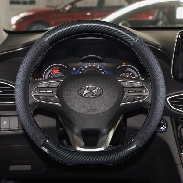 steering wheel covers genuine leather+carbon fiber cover d shape for ioniq 2021 car styling auto protector
steering wheel covers genuine leather+carbon fiber cover d shape for ioniq 2021 car styling auto protector