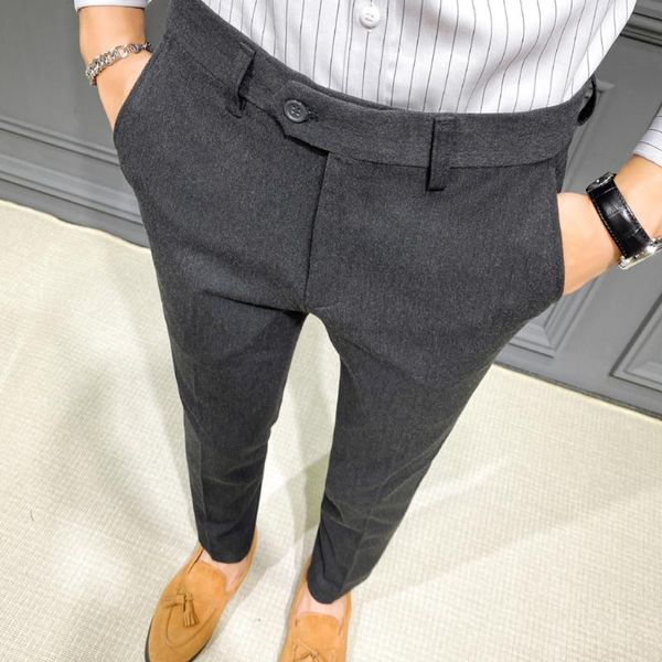 casual men's slim pants, social office street wear, wedding gray, black suits & blazers, White;black
casual men's slim pants, social office street wear, wedding gray, black suits & blazers, White;black