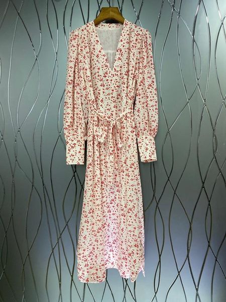 casual dresses floral print v-neck women's midi dress 2021 spring summer long-sleeved slim waist lace-up long for holiday, Black;gray
casual dresses floral print v-neck women's midi dress 2021 spring summer long-sleeved slim waist lace-up long for holiday, Black;gray