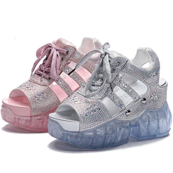 sandals women rhinestone sport platform wedges gladiators high heel strappy fashion summer sneakers creepers shoes exs7, Black
sandals women rhinestone sport platform wedges gladiators high heel strappy fashion summer sneakers creepers shoes exs7, Black