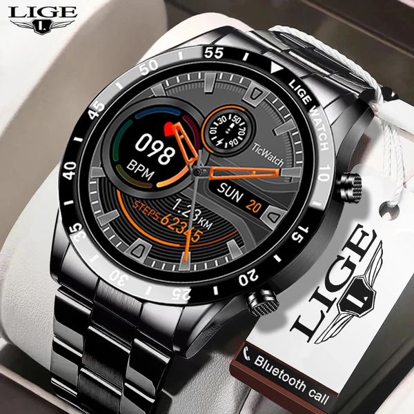 lige 2021 fashion full circle touch screen smart watches mens waterproof sport fitness watch for bluetooth call smart watch meng, Slivery;brown
lige 2021 fashion full circle touch screen smart watches mens waterproof sport fitness watch for bluetooth call smart watch meng, Slivery;brown