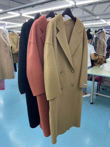 women's wool & blends winter 2021 korean classic high end double breasted black long 100% coat women handmade loose size woolen overcoa
women's wool & blends winter 2021 korean classic high end double breasted black long 100% coat women handmade loose size woolen overcoa