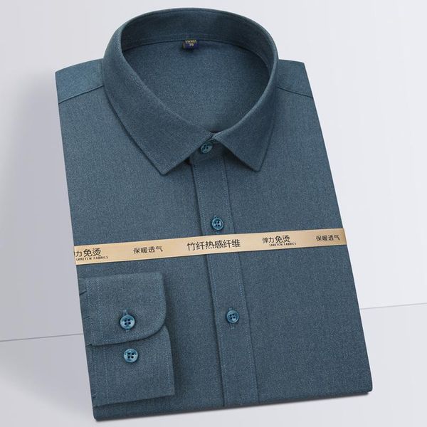 men's dress shirts casual thick bamboo-fiber long sleeve pocketless regular-fit wrinkle-twill comfortable brushed shirt, White;black
men's dress shirts casual thick bamboo-fiber long sleeve pocketless regular-fit wrinkle-twill comfortable brushed shirt, White;black
