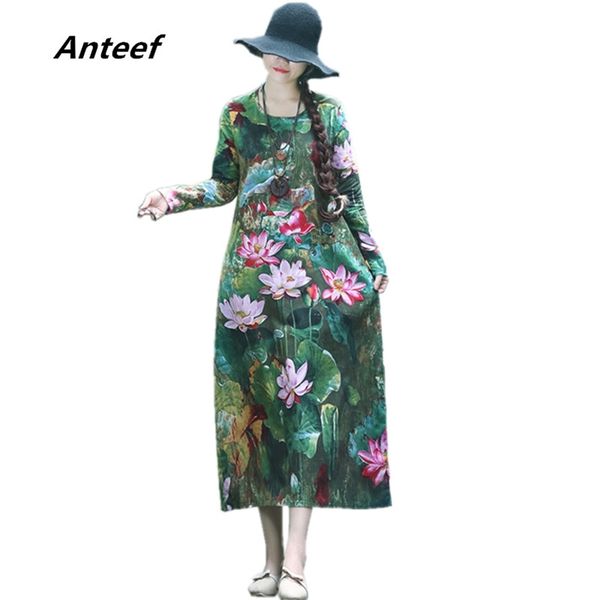 long sleeve plus size cotton linen vintage floral dresses for women casual loose spring autumn woman dress elegant clothes 210517, Black;gray
long sleeve plus size cotton linen vintage floral dresses for women casual loose spring autumn woman dress elegant clothes 210517, Black;gray