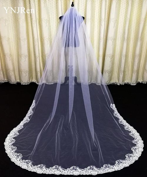 bridal veils real pos white ivory cathedral length 3m wedding one layer lace tulle accessories veil with metal comb, Black
bridal veils real pos white ivory cathedral length 3m wedding one layer lace tulle accessories veil with metal comb, Black