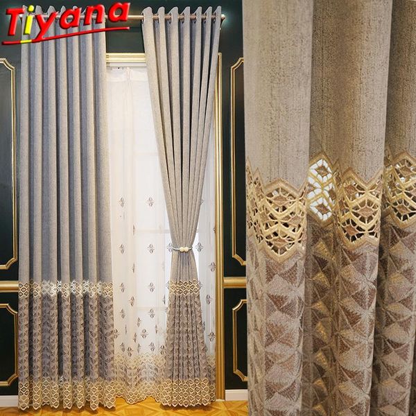 stitching grey lace bottom window drapes for bedroomluxury geometric hollow out embroidery curtains living room#vt curtain &
stitching grey lace bottom window drapes for bedroomluxury geometric hollow out embroidery curtains living room#vt curtain &