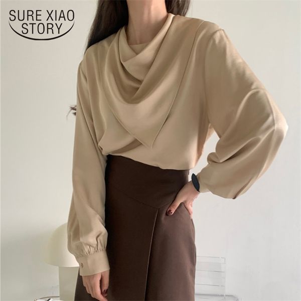 scarf collar detachable shirt spring korean loose solid color chiffon shirts women plus size chemisier femme 12428 210421, White
scarf collar detachable shirt spring korean loose solid color chiffon shirts women plus size chemisier femme 12428 210421, White