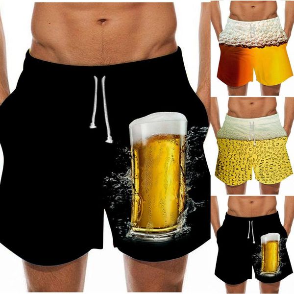 men's shorts men funny swim trunks loose beer printing summer quick dry beach swimsuit sports workout pants day wear, White;black
men's shorts men funny swim trunks loose beer printing summer quick dry beach swimsuit sports workout pants day wear, White;black