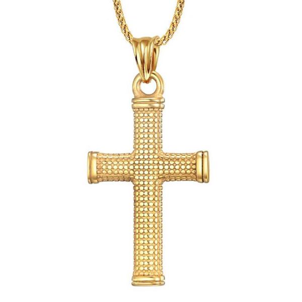 chains stainless steel gold christ cross jesus pendant necklace men's punk rock jewelry gift for him with chain, Silver
chains stainless steel gold christ cross jesus pendant necklace men's punk rock jewelry gift for him with chain, Silver