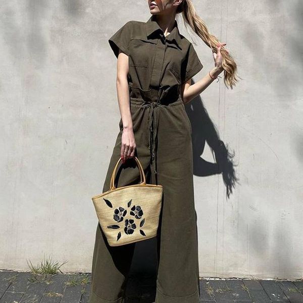 katara casual simple suits women fashion turn down collar summer suit elegant loose wide leg pants female ladies women's two piece, White
katara casual simple suits women fashion turn down collar summer suit elegant loose wide leg pants female ladies women's two piece, White