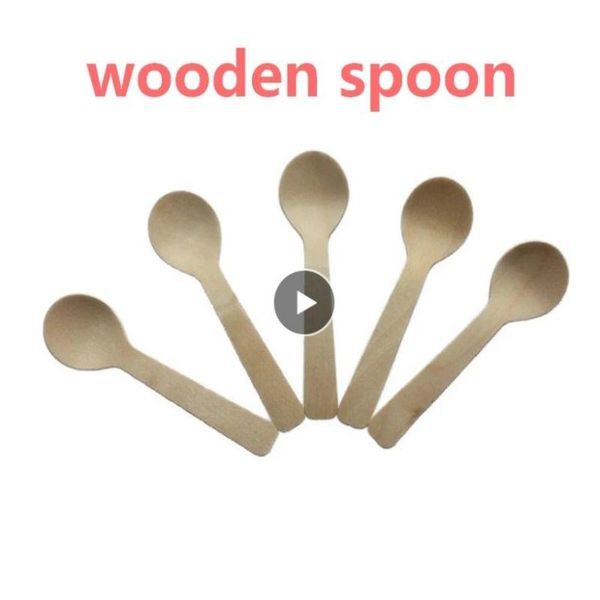 100pcs disposable wooden spoon mini ice cream wood western dessert scoops kitchen wedding party tableware biodegradable flatware
100pcs disposable wooden spoon mini ice cream wood western dessert scoops kitchen wedding party tableware biodegradable flatware