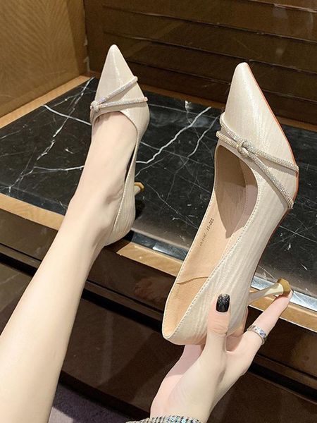 dress shoes 2021 spring and autumn women's single pointed toe stiletto heels fashion all-match high, Black
dress shoes 2021 spring and autumn women's single pointed toe stiletto heels fashion all-match high, Black
