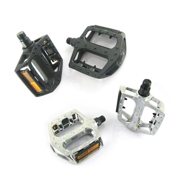 pedals 1 pair silver/black mountain bike lightweight aluminum foot pedal outdoor anti-slip footrest cycling bicycle accessories
pedals 1 pair silver/black mountain bike lightweight aluminum foot pedal outdoor anti-slip footrest cycling bicycle accessories